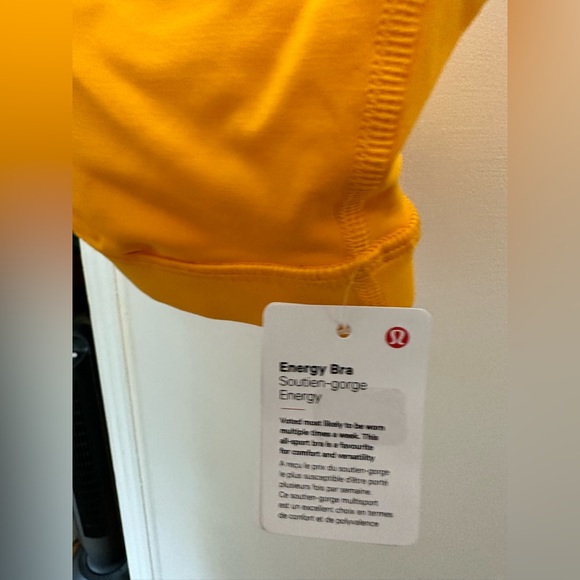 Lululemon Energy Bra Medium Support B-D Cup SZ 8 SOLD - Picture 7 of 8